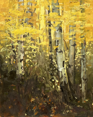 Autumn Gold 10 x 8 $400 at Hunter Wolff Gallery